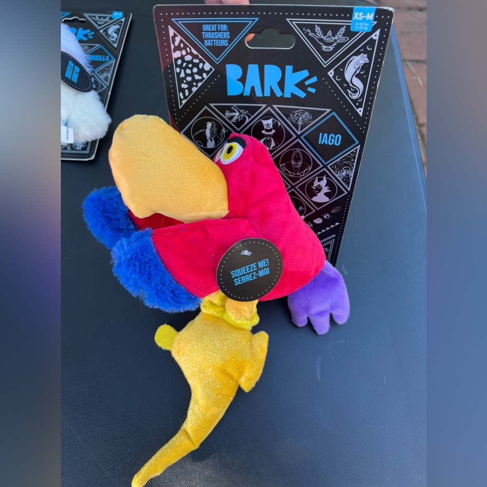 Bark Box Disney Iago Aladdin Plush Dog Toy